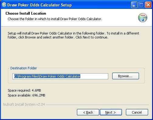Choose install location